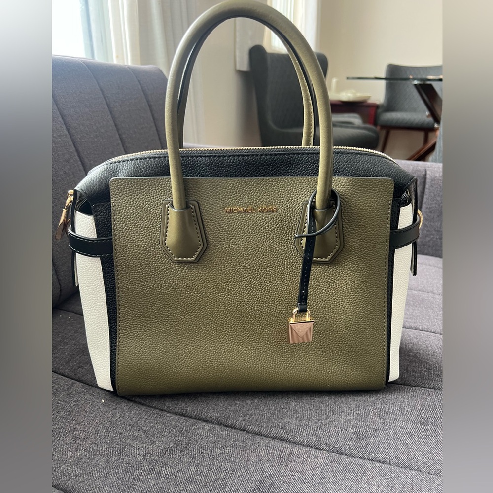 Michael Kors Olive and Black Women's Bag